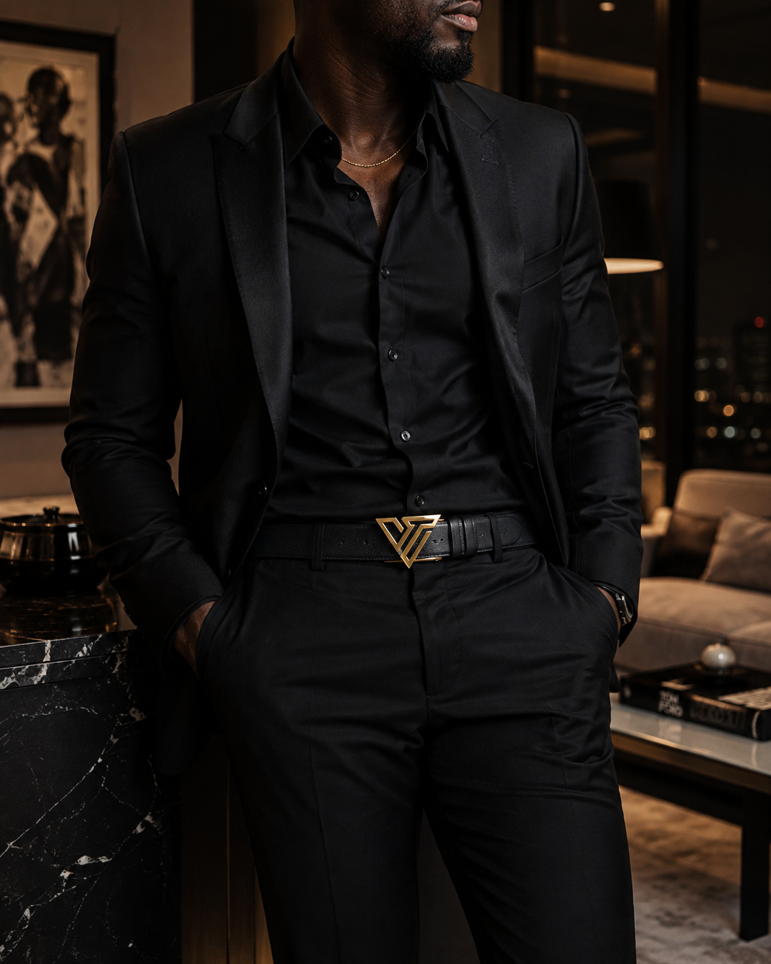 VITONY Signature Belt — Black